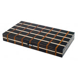 Dal Rossi Luxury Mosaic 18" Wood Veneer Backgammon Set