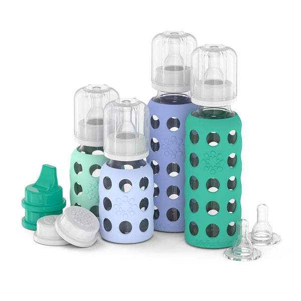 LifeFactory 4 Glass Baby Bottle Starter Set