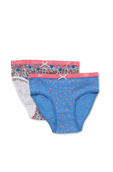 Marquise 2Pk Underwear Floral Blue