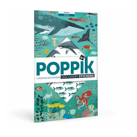 Poppik Discovery Stickers - Oceans