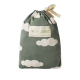 Nature Baby Organic Cotton Sleeping Bag Lily Pad Cloud Print 0-24M