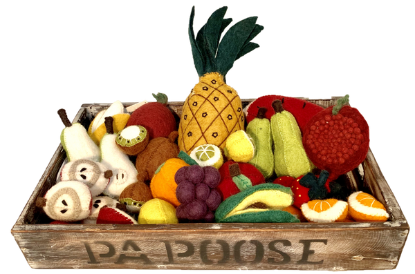 Papoose Crate of Fruit Set