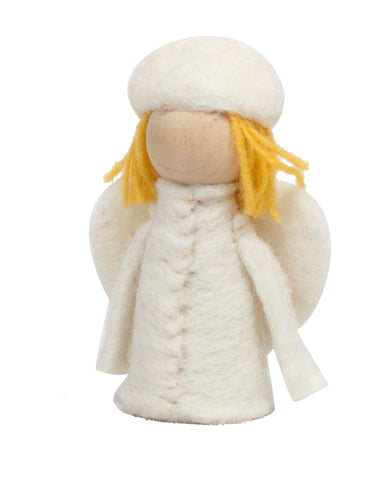 Papoose White Angel Elf Doll