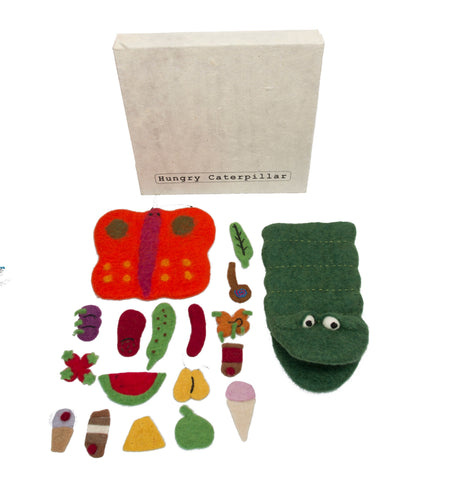 Papoose Hungry Caterpillar Story Hand Puppets