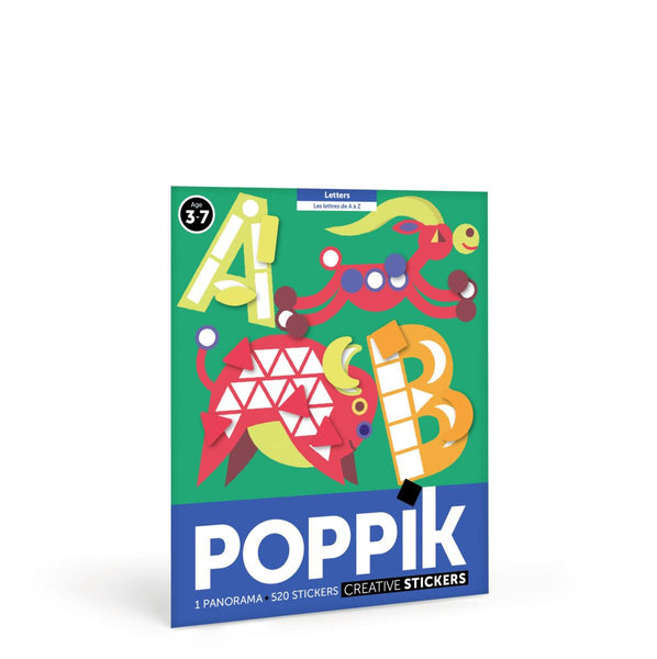 Poppik Panoramic Stickers - Letters