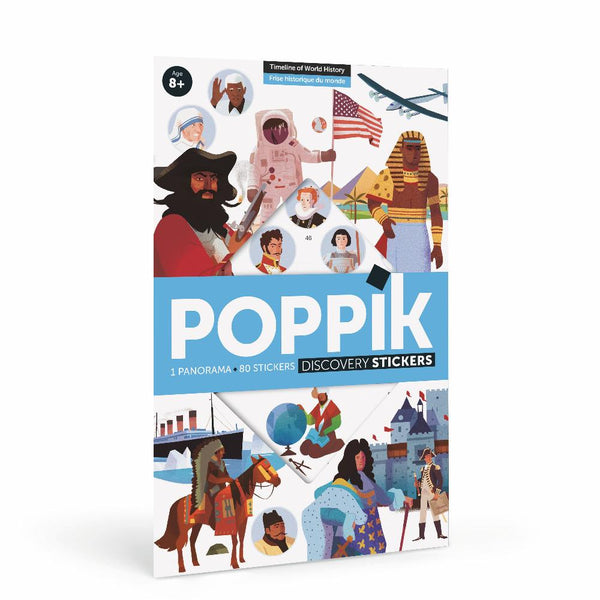 Poppik Discovery Stickers - Timeline of World History