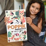Poppik Discovery Stickers - Forest Animals