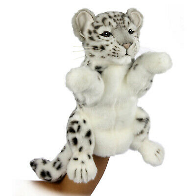 Hansa Snow Leopard Cub Hand Puppet 32cm