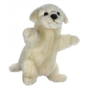 Hansa Maremma Puppy Hand Puppet 28cm