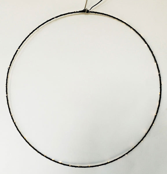 Urban LED Hanging Hoop - Black 60cm