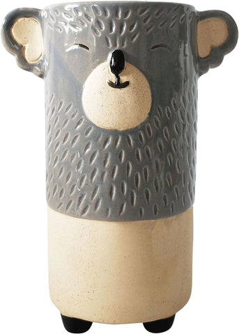 Urban Koala Vase: Grey and Sand 18cm